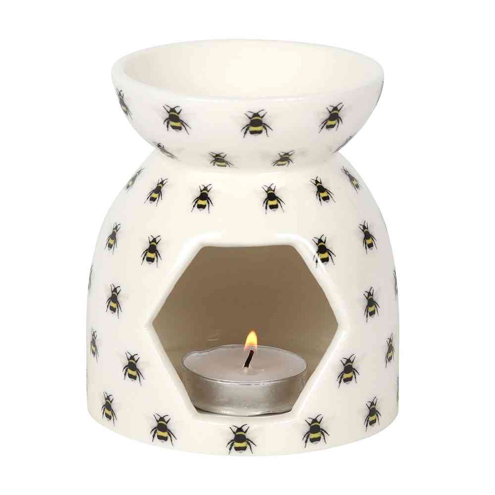 Something Different - All Over Bee Print Oil burner - Multicolours